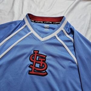 Saint Louis Cardinals Baseball Jersey, Majestic Cooperstown Collection, Large